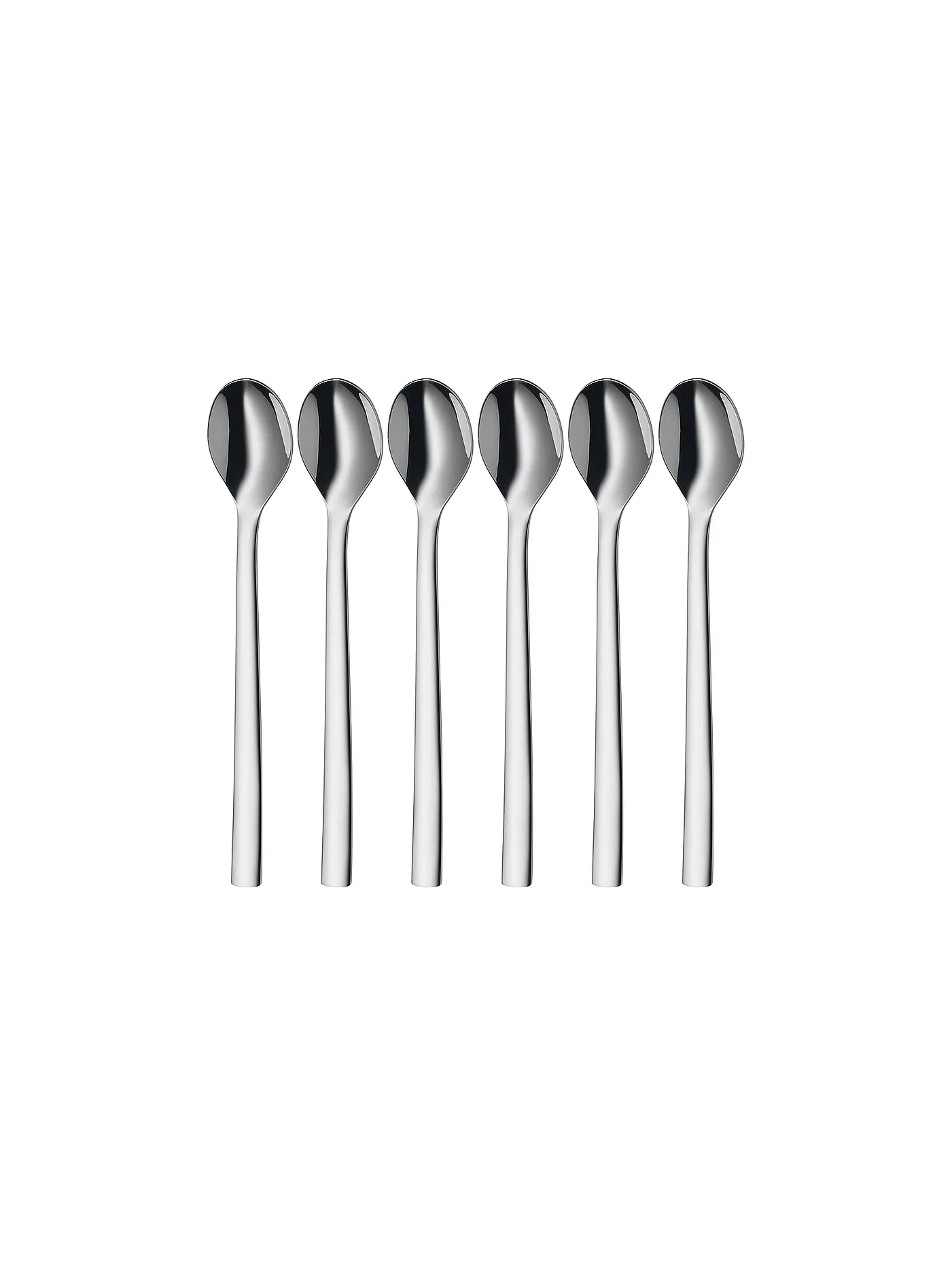 WMF | Latte Macchiato Löffel NUOVA 6 Stück Cromargan | silber