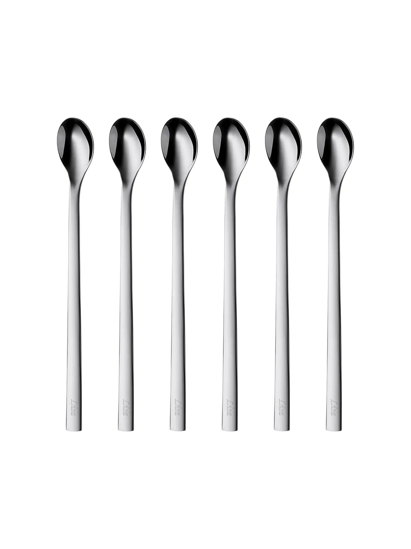 WMF | Longdrinklöffel-Set 6-teilig NUOVA 22cm Cromargan | silber