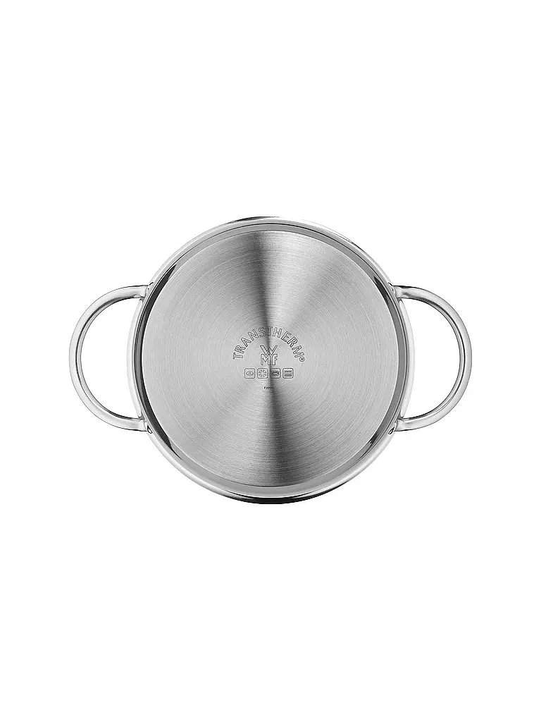 WMF | Mini Bratentopf mit Deckel 16cm Cromargan | silber