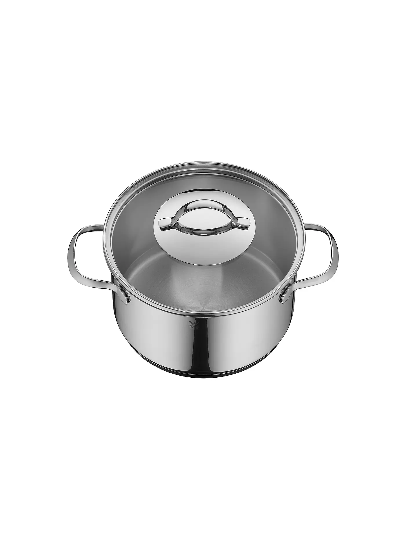 WMF | Provence Plus Bratentopf mit Deckel 16 cm | silber