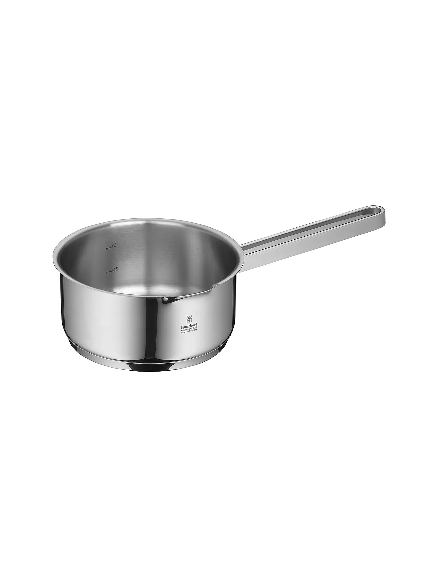 WMF | Stielkasserolle mit Deckel 16cm Function 4 Cromargan | silber
