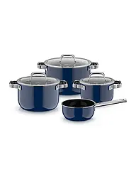 WMF | Topf Set 4-teilig Fusiontec Mineral Pro Tim Raue Ocean Dunkelblau | dunkelblau