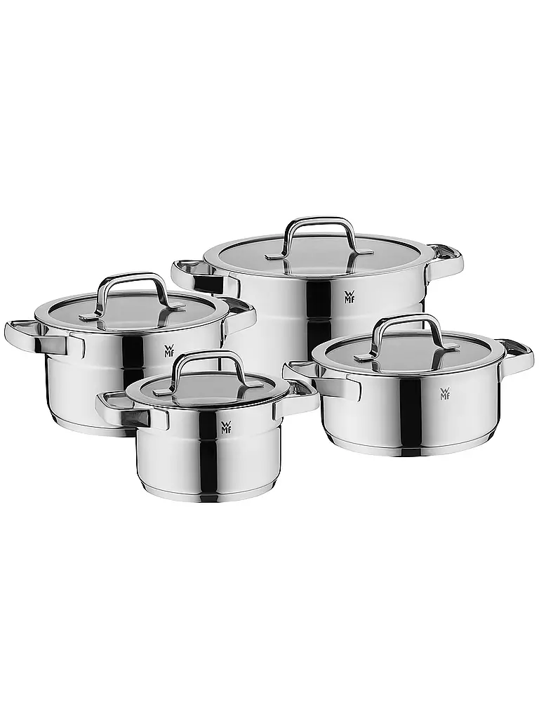 WMF | Topf-Set "Compact Cuisine" 4-tlg. (Cromargan) | silber