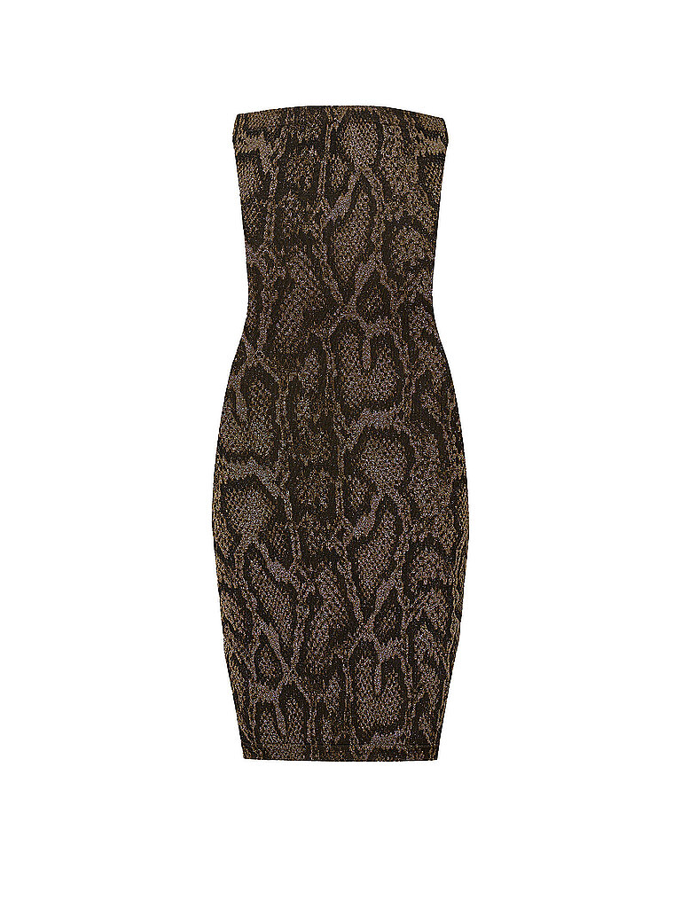 WOLFORD Kleid SHIMMERING PYTHON olive | L