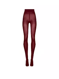 WOLFORD | Feinstrumpfhose VELVET DE LUXE 66 admiral | dunkelrot