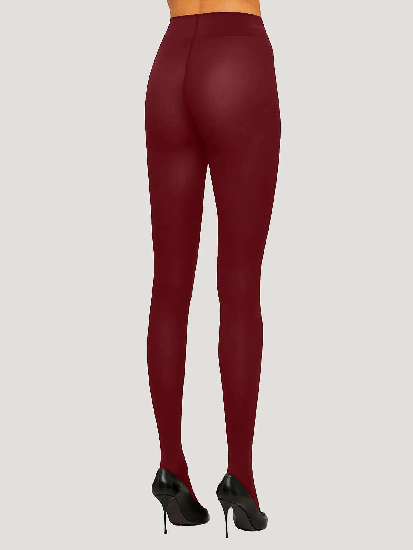 WOLFORD | Feinstrumpfhose VELVET 66 DEN midnight red | dunkelrot