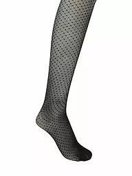 WOLFORD | Funktionsstrumpfhose CONTROL DOTS 20 fairly light / black | schwarz