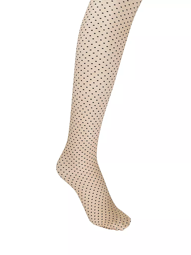 WOLFORD | Funktionsstrumpfhose CONTROL DOTS 20 fairly light / black | beige