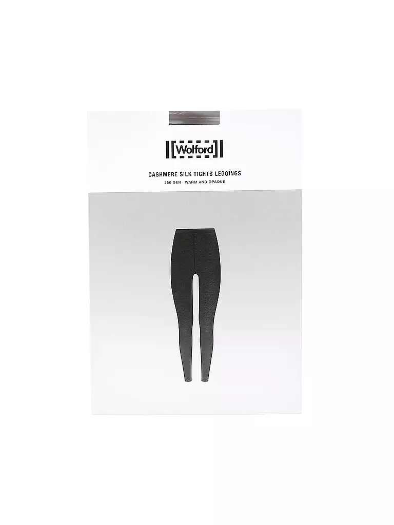 WOLFORD | Kaschmirleggings KASCHMIR-SEIDE (schwarz) | schwarz