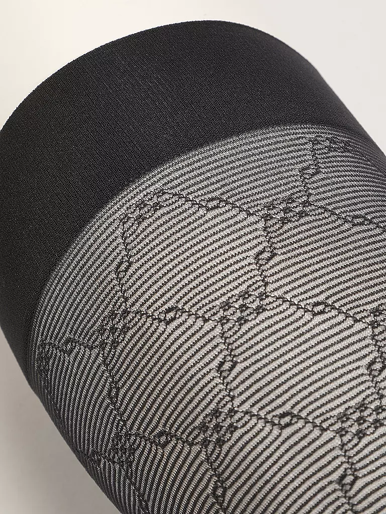 WOLFORD | Kniestrümpfe SHEER PATTERN 30 DEN black | schwarz