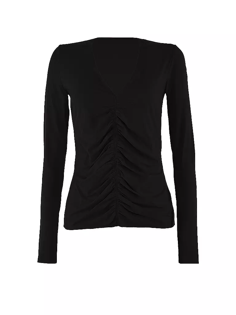 WOLFORD | Langarmshirt PURE TOP Black  | Schwarz