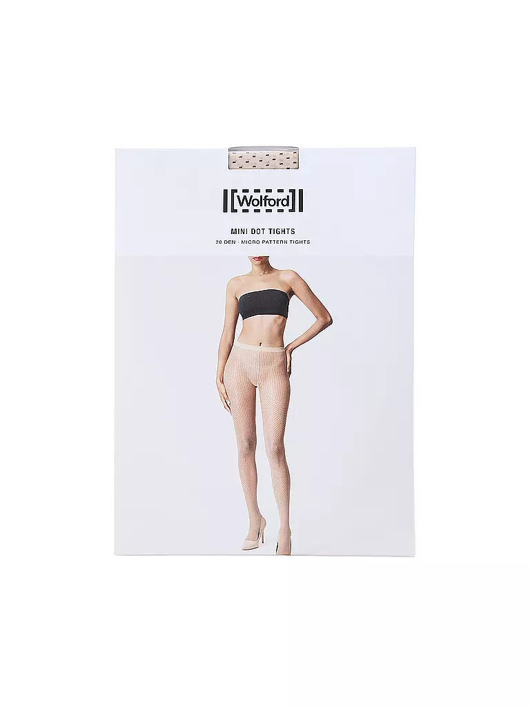 WOLFORD | Modestrumpfhose MINI DOT 20 DEN fairly light black | schwarz