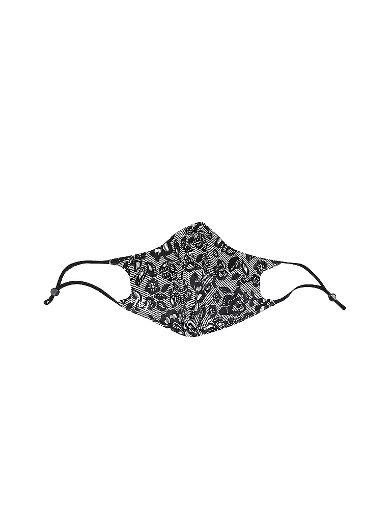 WOLFORD | Mund-Nasen-Maske Lace | schwarz