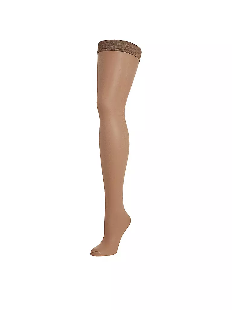 WOLFORD | Strümpfe "Naked 8 Stay-Up" (gobi) | beige