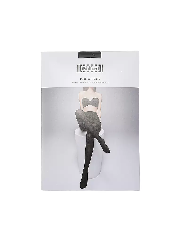 WOLFORD | Strumpfhose Pure 50 admiral | schwarz