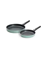 WOLL | Flachpfannen Set 2tlg. 24/28cm ECOLUR Jadegruen | hellgrün