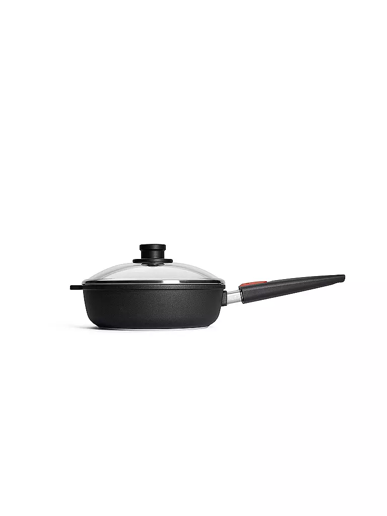 WOLL | Pfanne hoch mit Deckel 24cm TITANIUM NOWO INDUCTION Antihaft | schwarz