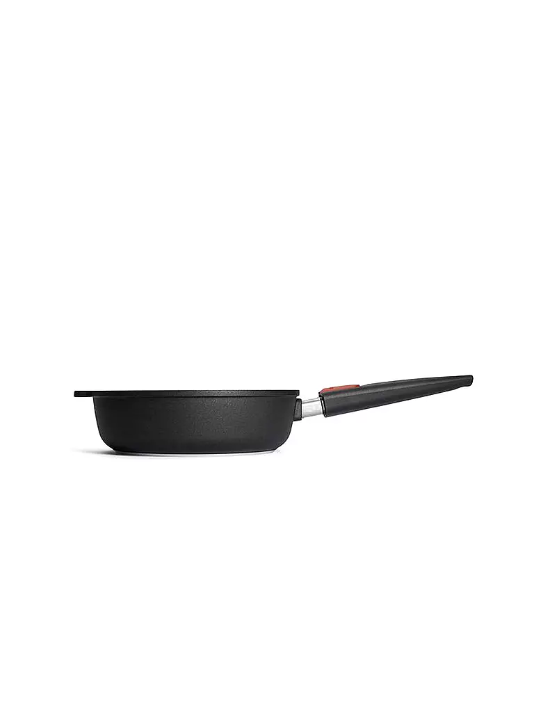 WOLL | Pfanne hoch mit Deckel 24cm TITANIUM NOWO INDUCTION Antihaft | schwarz