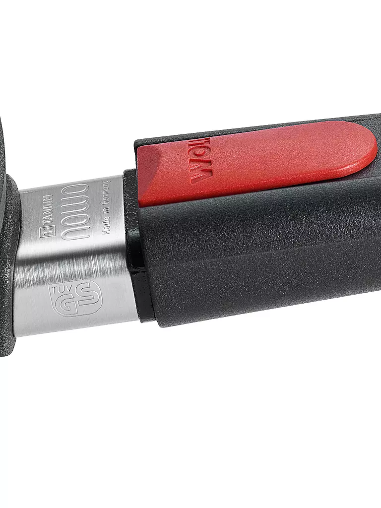 WOLL | Pfanne hoch mit Deckel 24cm TITANIUM NOWO INDUCTION Antihaft | schwarz