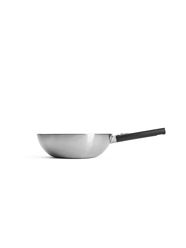WOLL | Wok LOGIC STEEL 30cm/4,9l Edelstahl | Silber