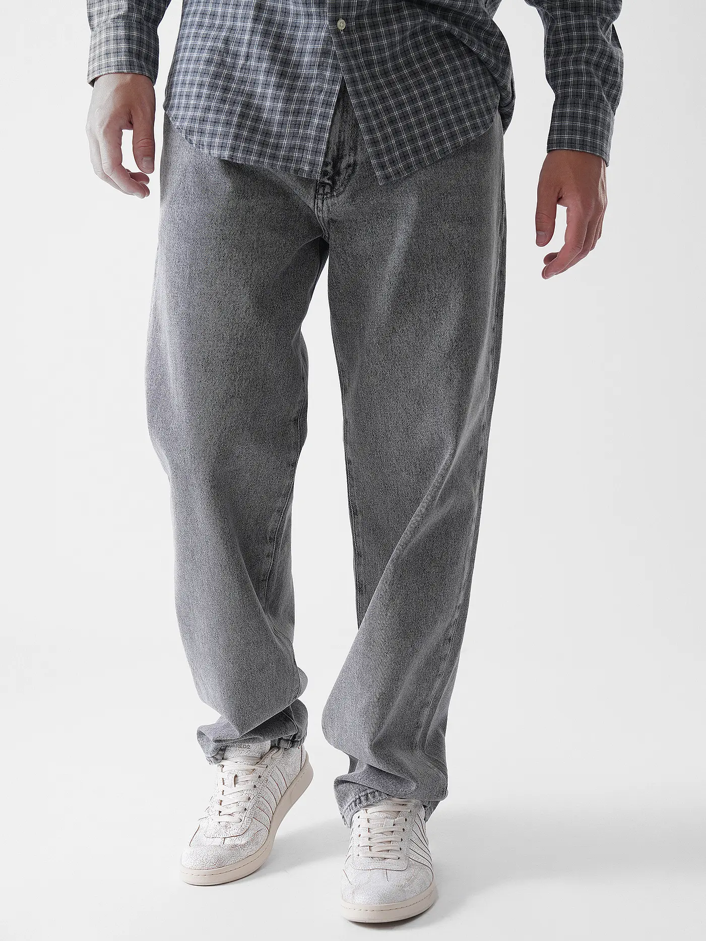 WOODBIRD | Jeans Baggy Fit LEROY  | grau