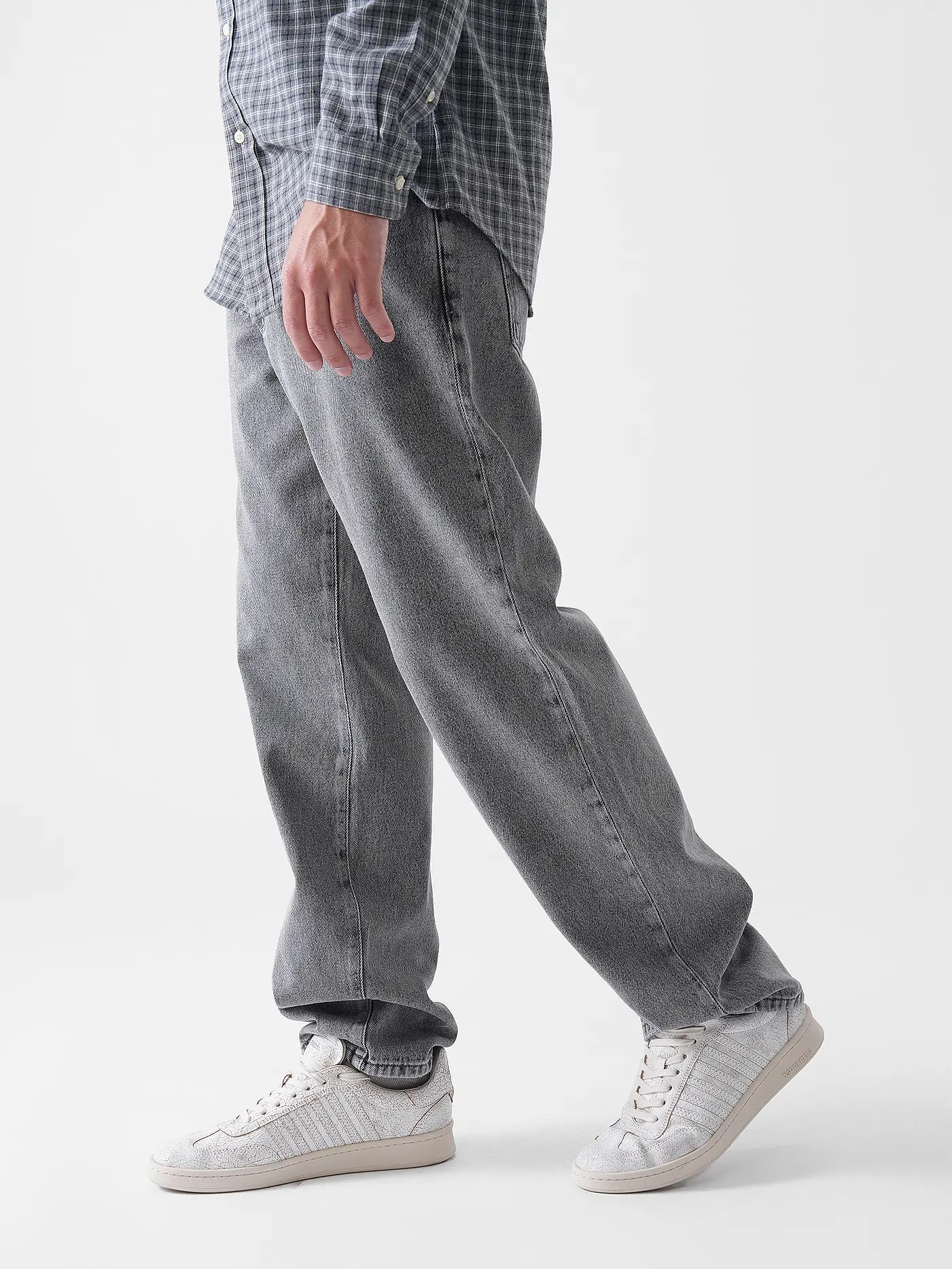 WOODBIRD | Jeans Baggy Fit LEROY  | grau