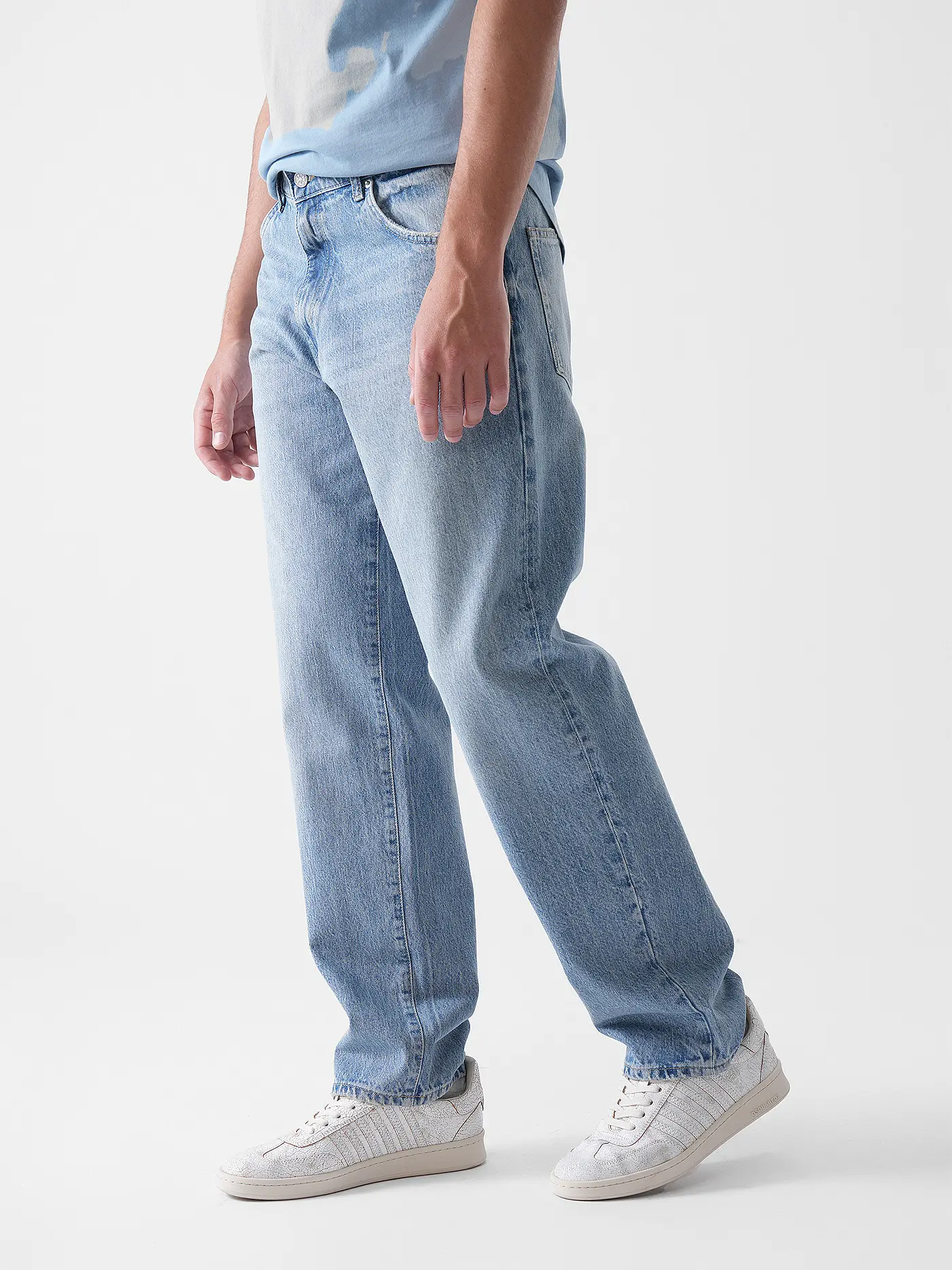 WOODBIRD | Jeans Baggy Fit WBLEROY ARCTIC JE | hellblau