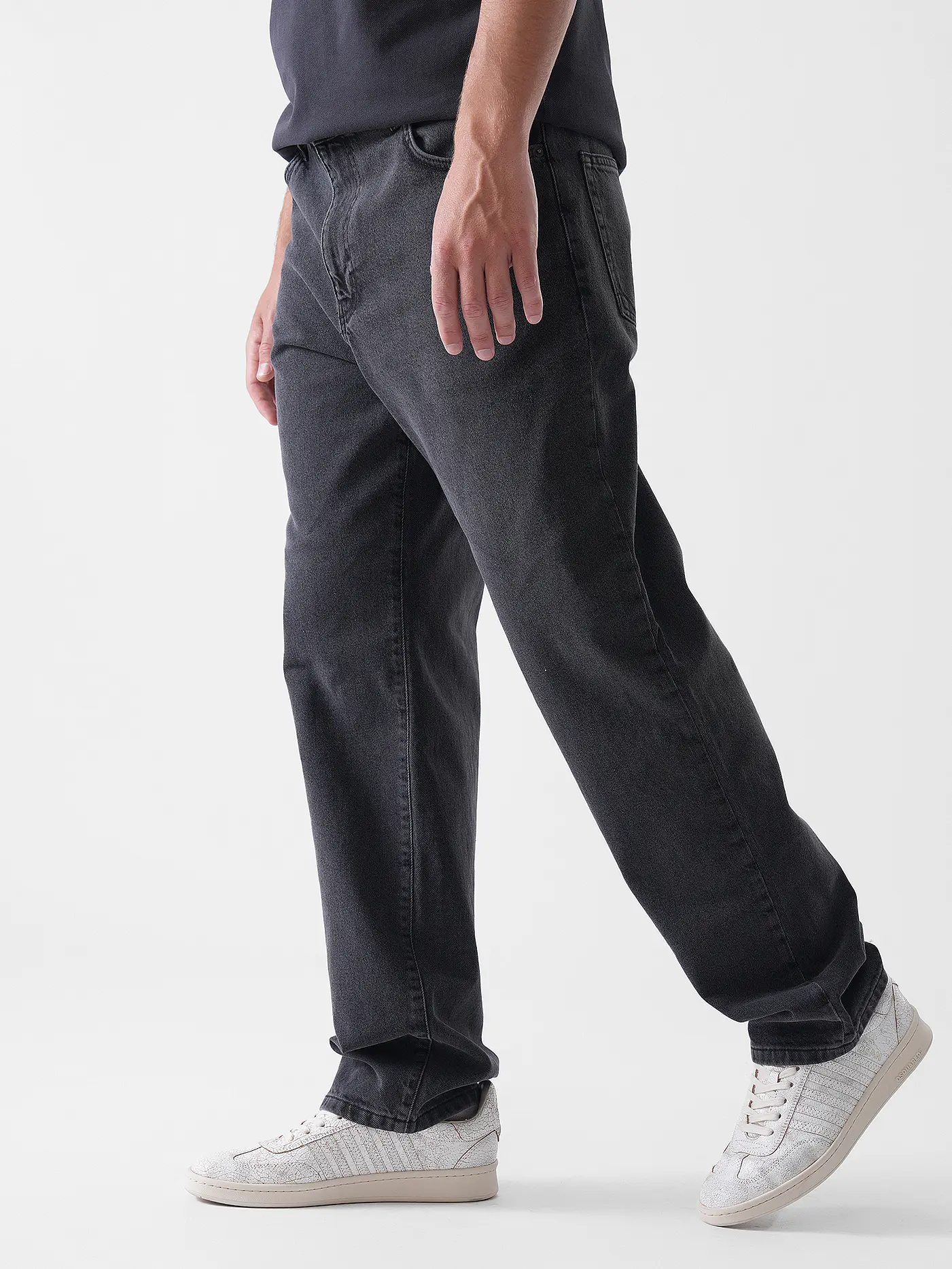 WOODBIRD | Jeans Baggy Fit WBLEROY CROW J | schwarz