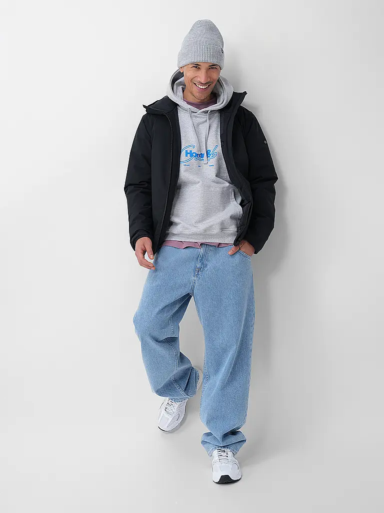 WOODBIRD | Kapuzensweater - Hoodie WBPAW CURB  | Hellgrau