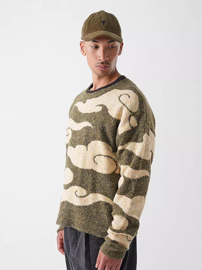 WOODBIRD | Pullover WBKURT CLOUD | olive