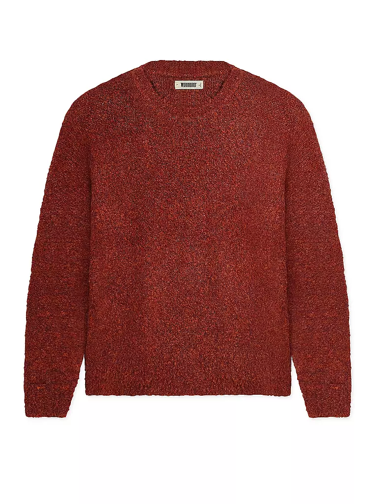 WOODBIRD | Pullover WBKURT LOOP  | dunkelrot