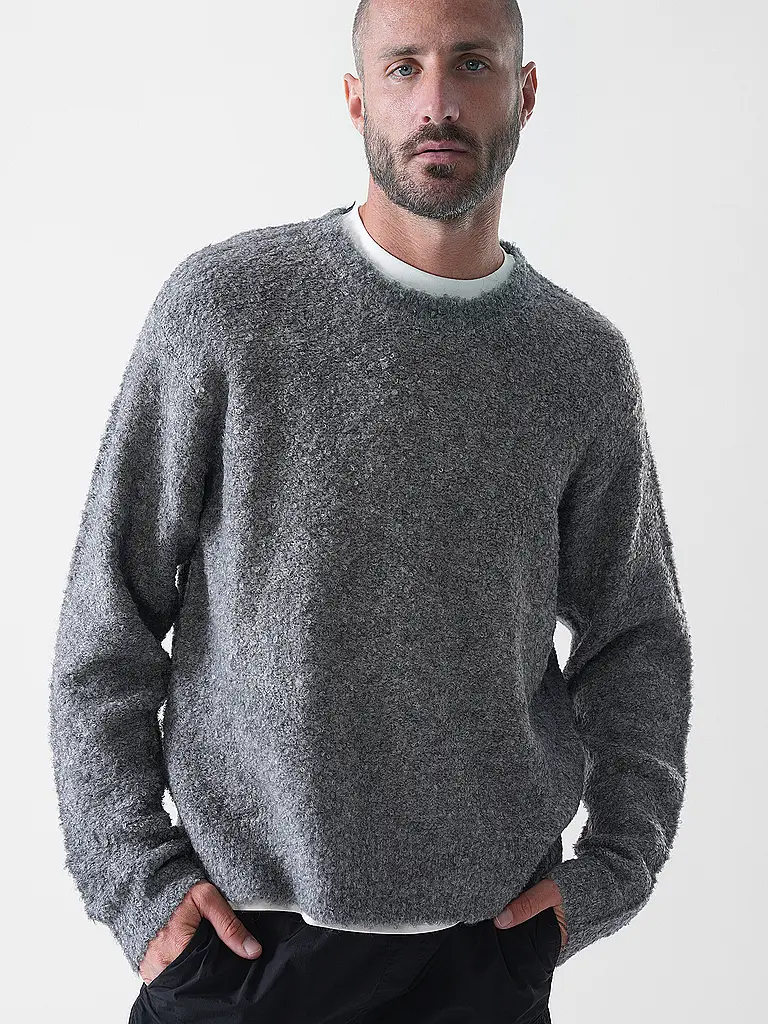 WOODBIRD | Pullover WBKURT LOOP  | Grau