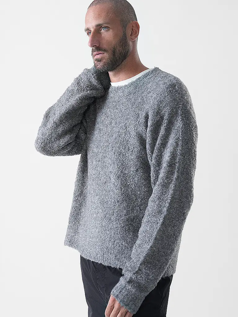 WOODBIRD | Pullover WBKURT LOOP  | Grau