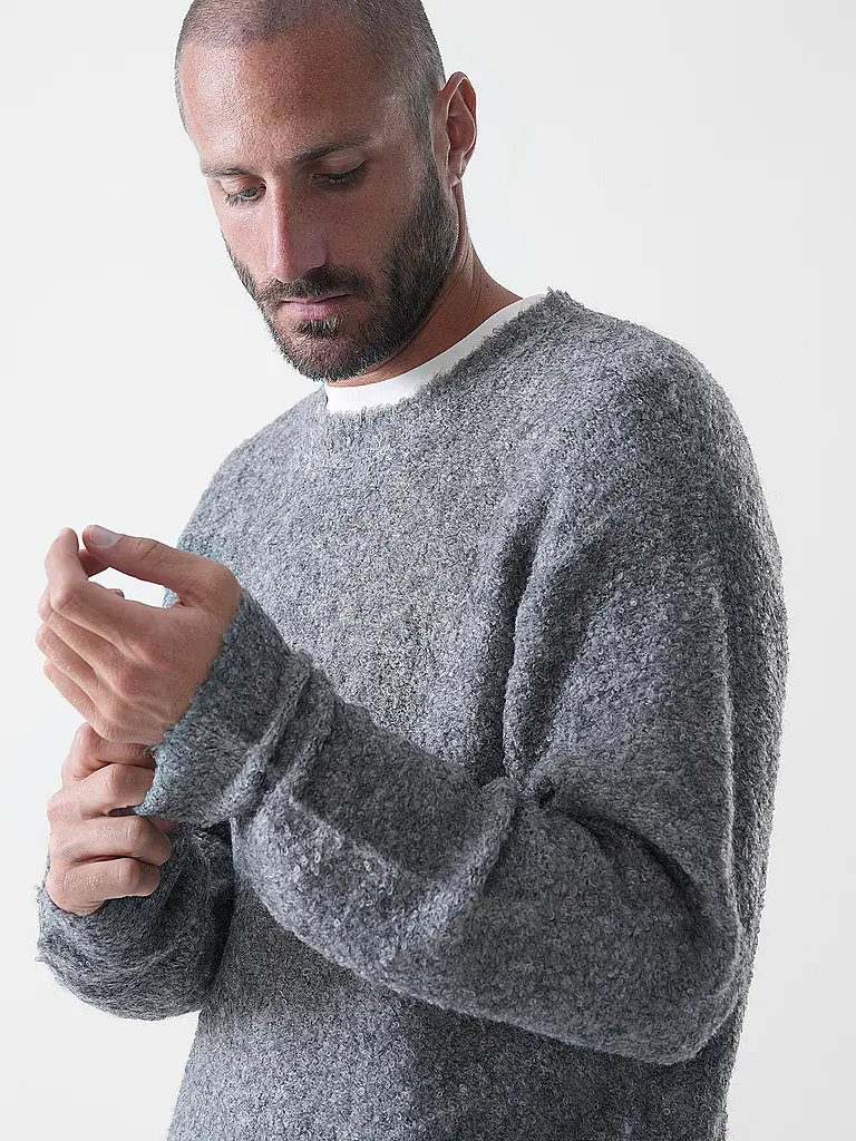 WOODBIRD | Pullover WBKURT LOOP  | Grau