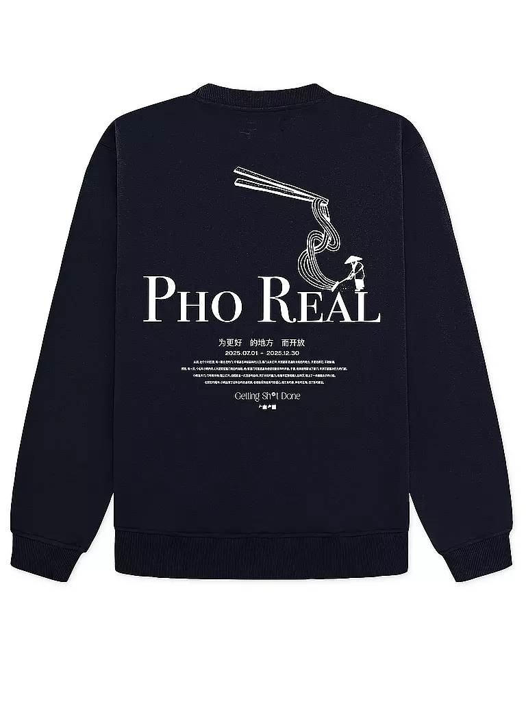 WOODBIRD | Sweater WBCANE PHO | dunkelblau