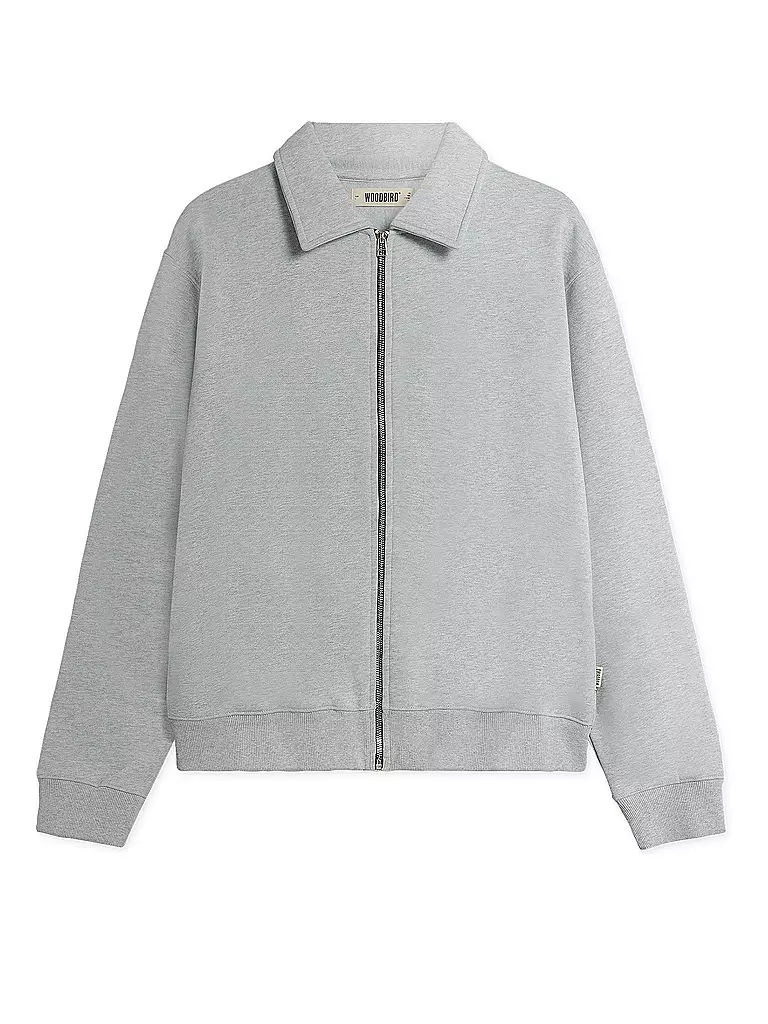 WOODBIRD | Sweatjacke WBTOM  | Hellgrau