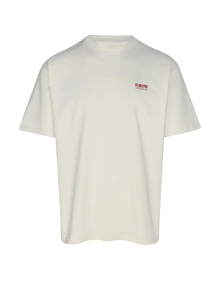 WOODBIRD | T-Shirt WBBAINE  | Creme