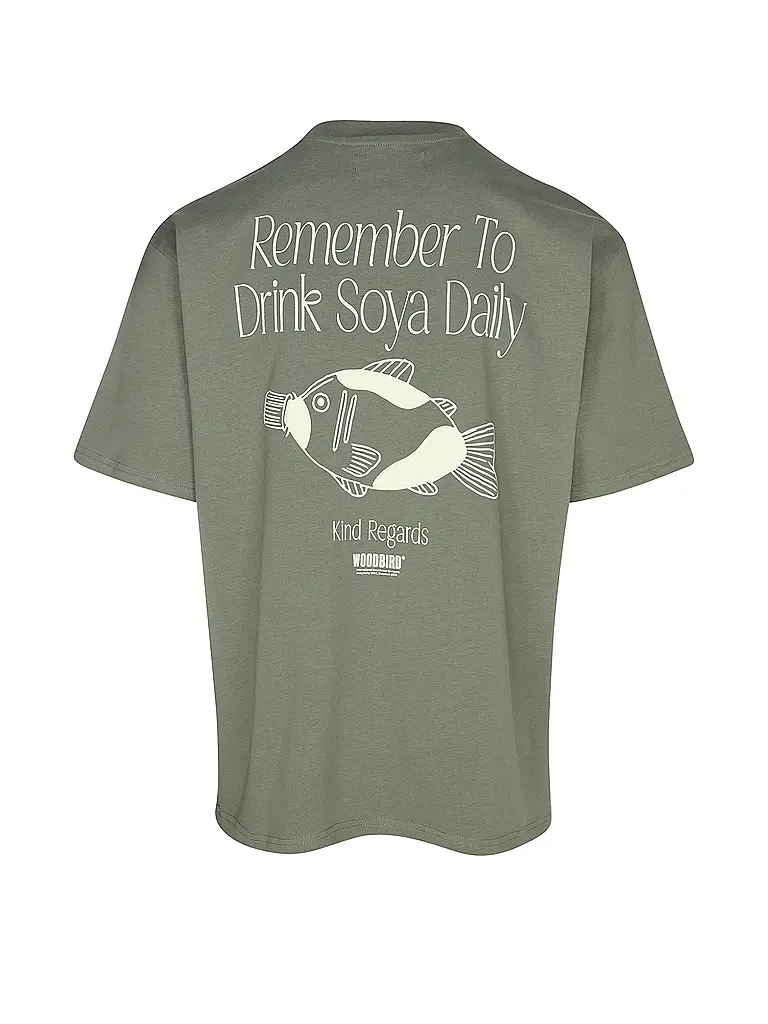 WOODBIRD | T-Shirt WBBAINE  | Hellgrün