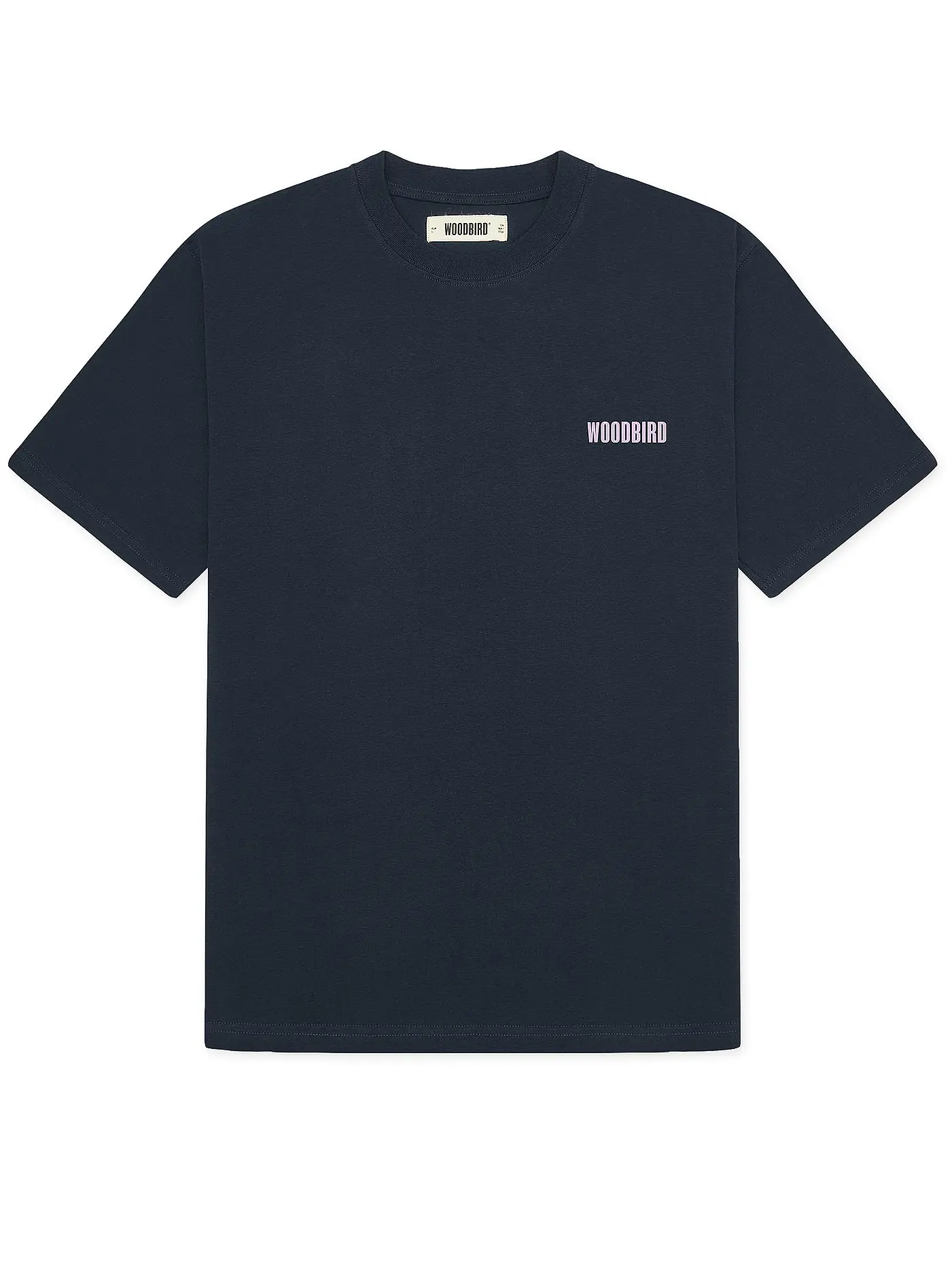 WOODBIRD | T-Shirt WBBAINE KOI | dunkelblau