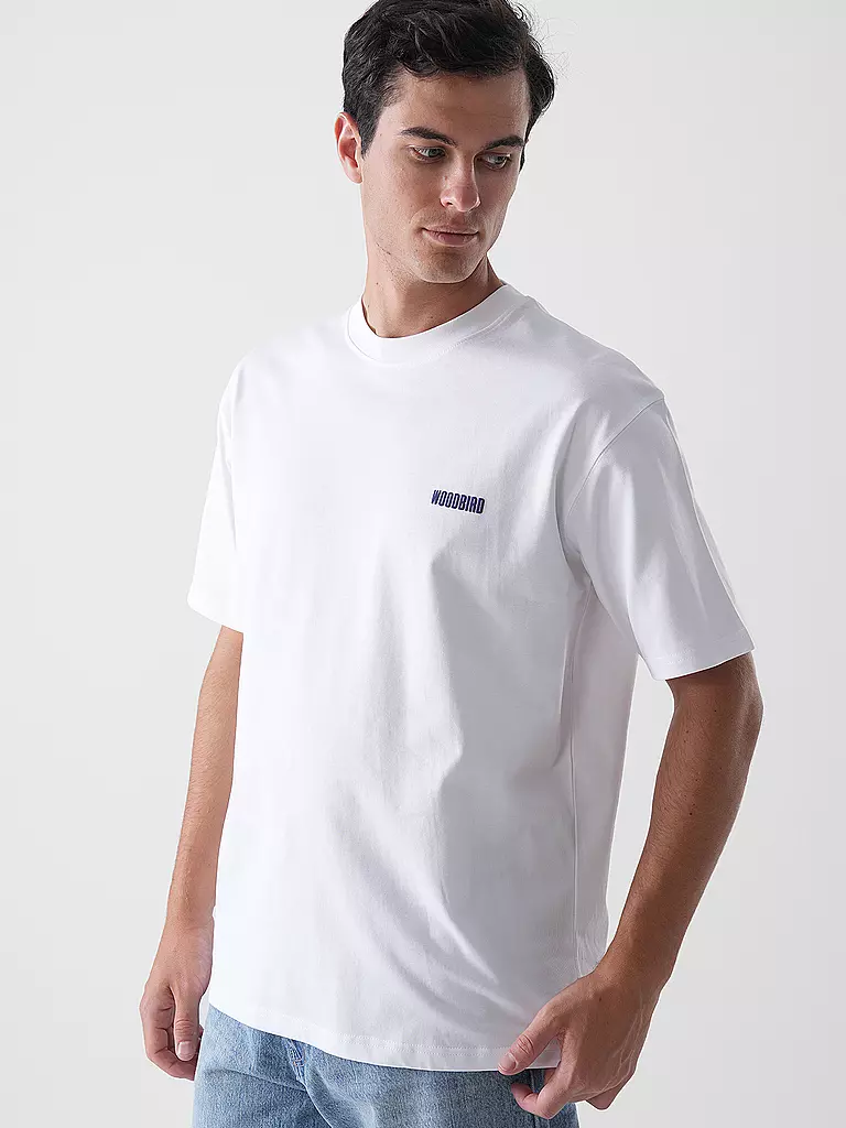WOODBIRD | T-Shirt WBBAINE KOI | dunkelblau