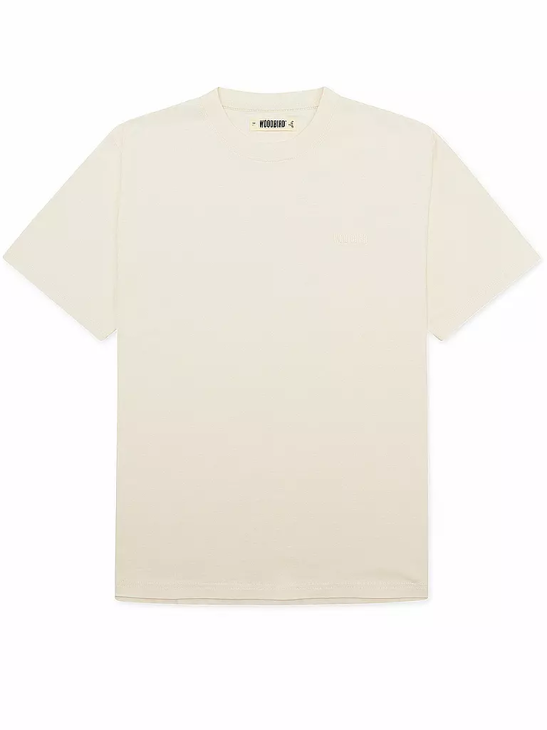 WOODBIRD | T-Shirt WBBAINE | creme