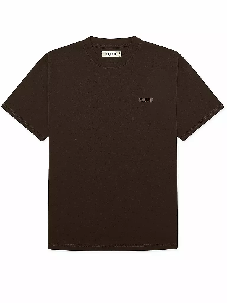 WOODBIRD | T-Shirt WBBAINE | braun