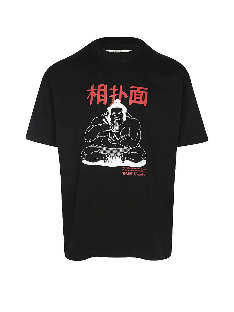 WOODBIRD | T-Shirt WBBAINE | Schwarz