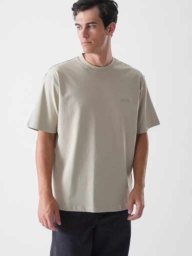 WOODBIRD | T-Shirt WBBAINE | hellgrau
