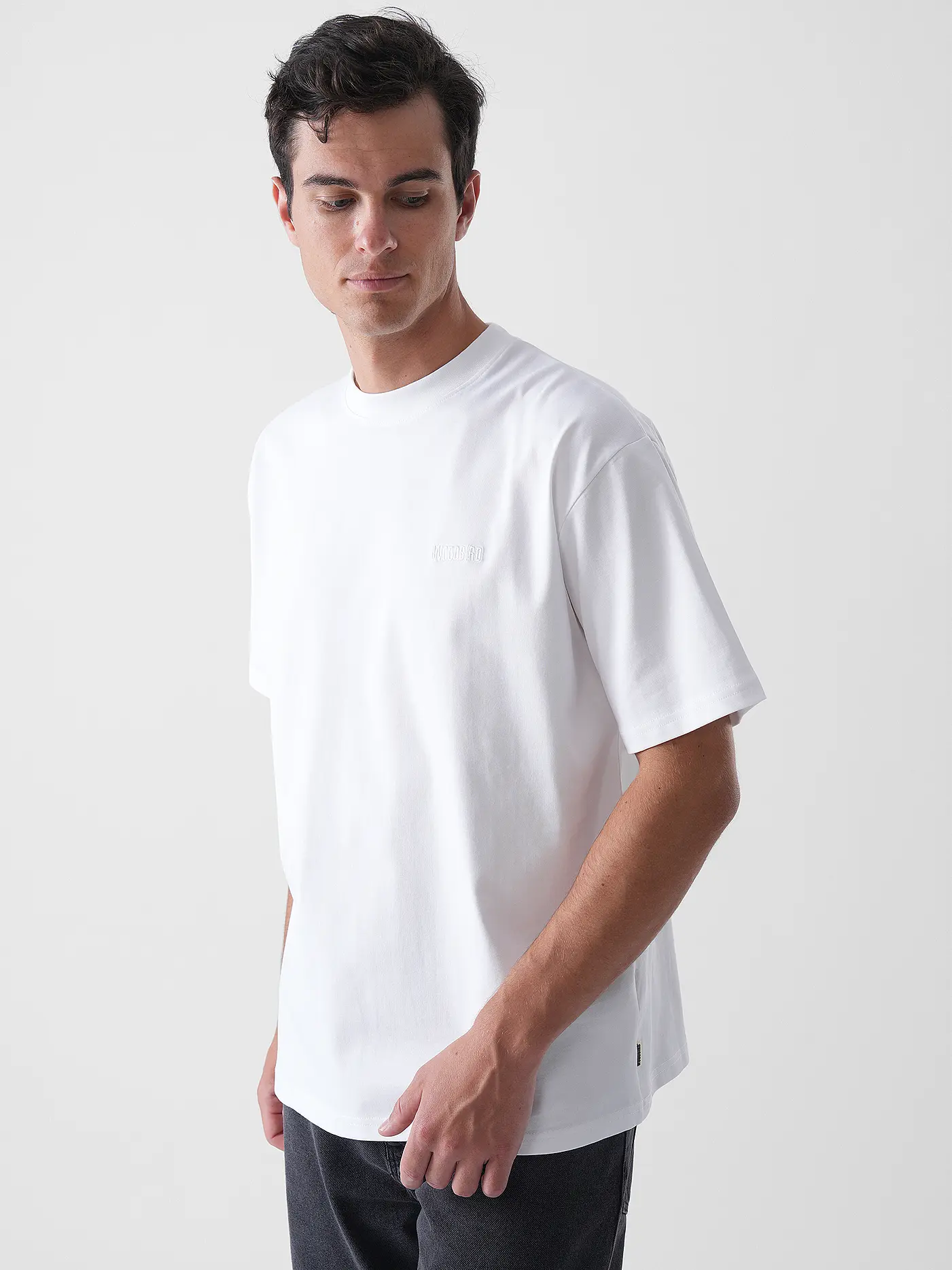WOODBIRD | T-Shirt WBBAINE | weiss