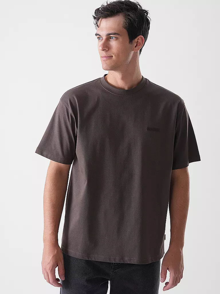 WOODBIRD | T-Shirt WBBAINE | hellbraun