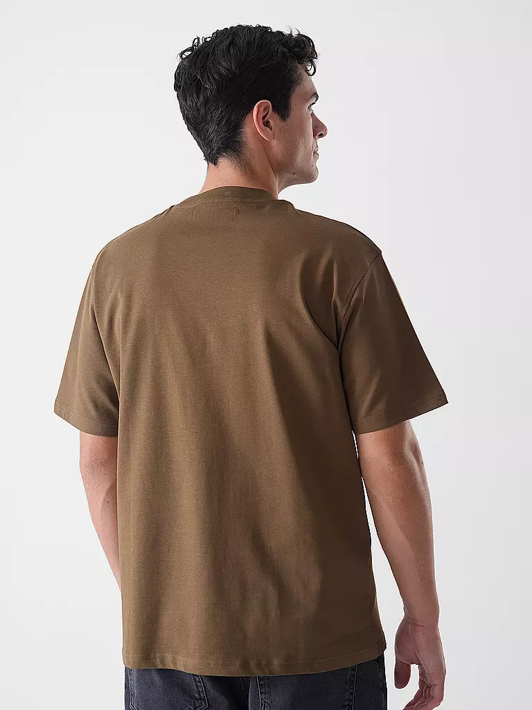 WOODBIRD | T-Shirt WBBAINE | hellgrau
