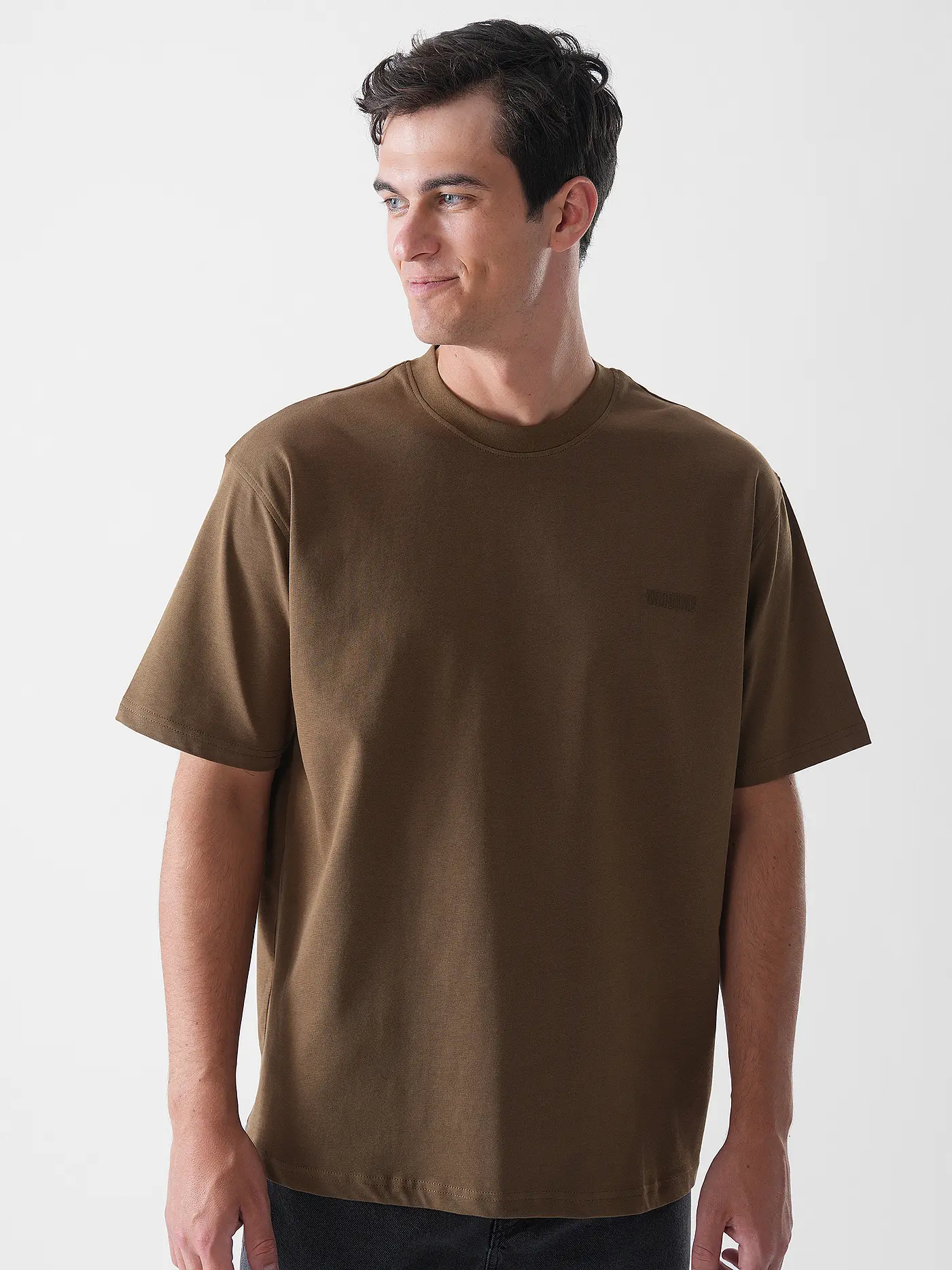 WOODBIRD | T-Shirt WBBAINE | hellbraun