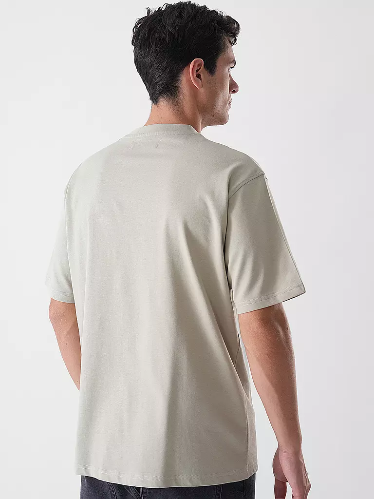 WOODBIRD | T-Shirt WBBAINE | hellgrau
