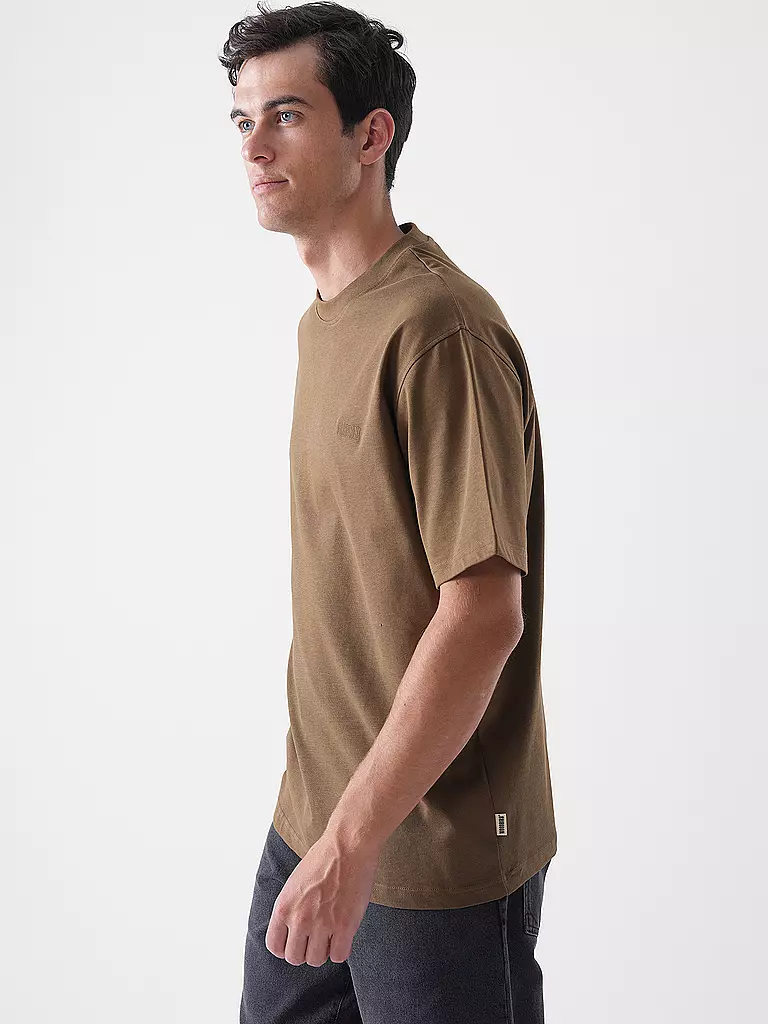 WOODBIRD | T-Shirt WBBAINE | hellgrau